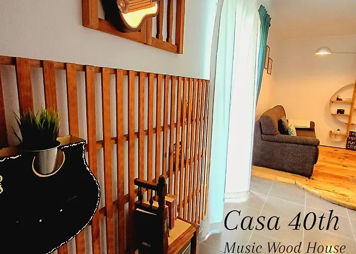 Casa 40th-music Wood House 오비도스